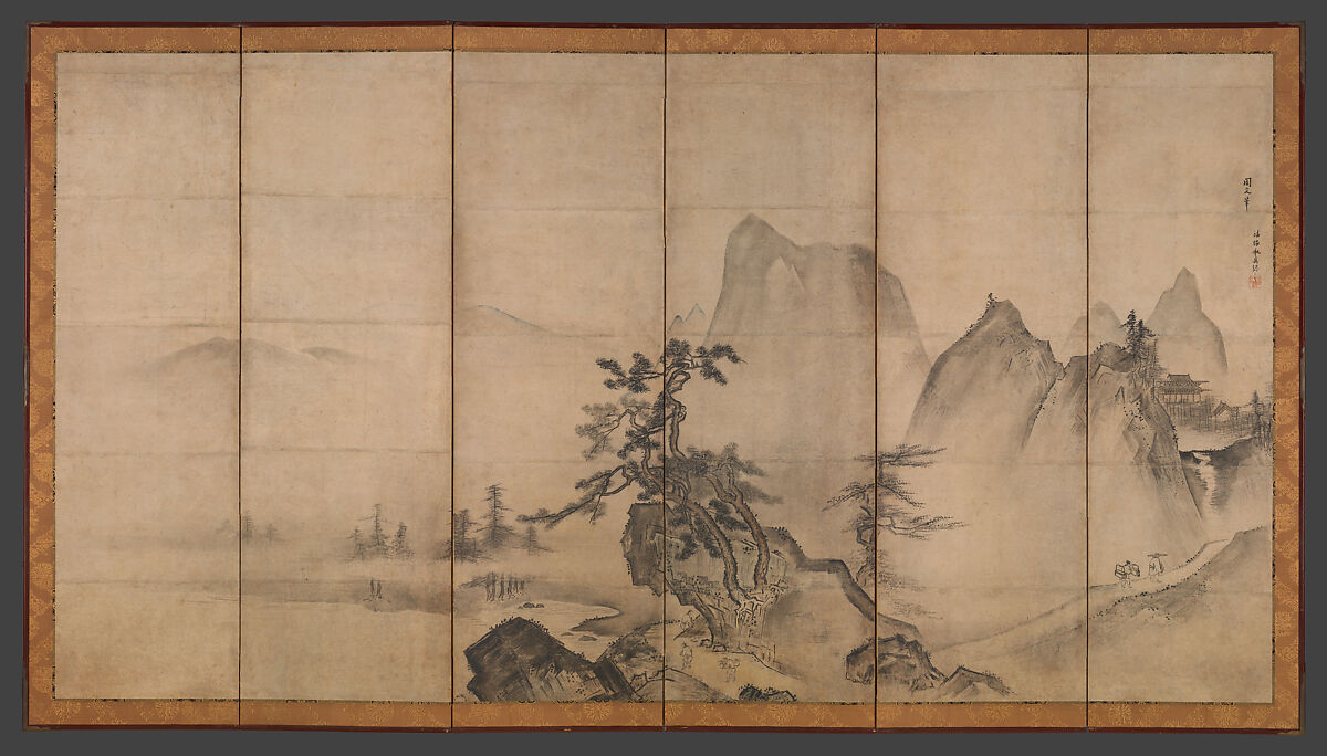 Traditionally attributed to Tenshō Shūbun, Mountain Landscape