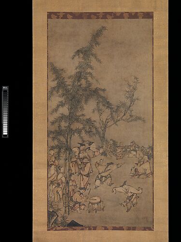 Kenkō Shōkei 賢江祥啓| Landscape with Pavilion | Japan | Muromachi 