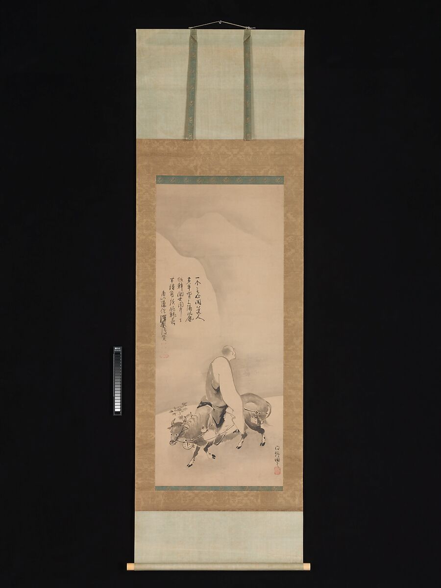 Zheng Huangniu and Yushanzhu, Painting by Kano Naizen (Japanese, 1570–1616), Pair of hanging scrolls; ink on paper, Japan