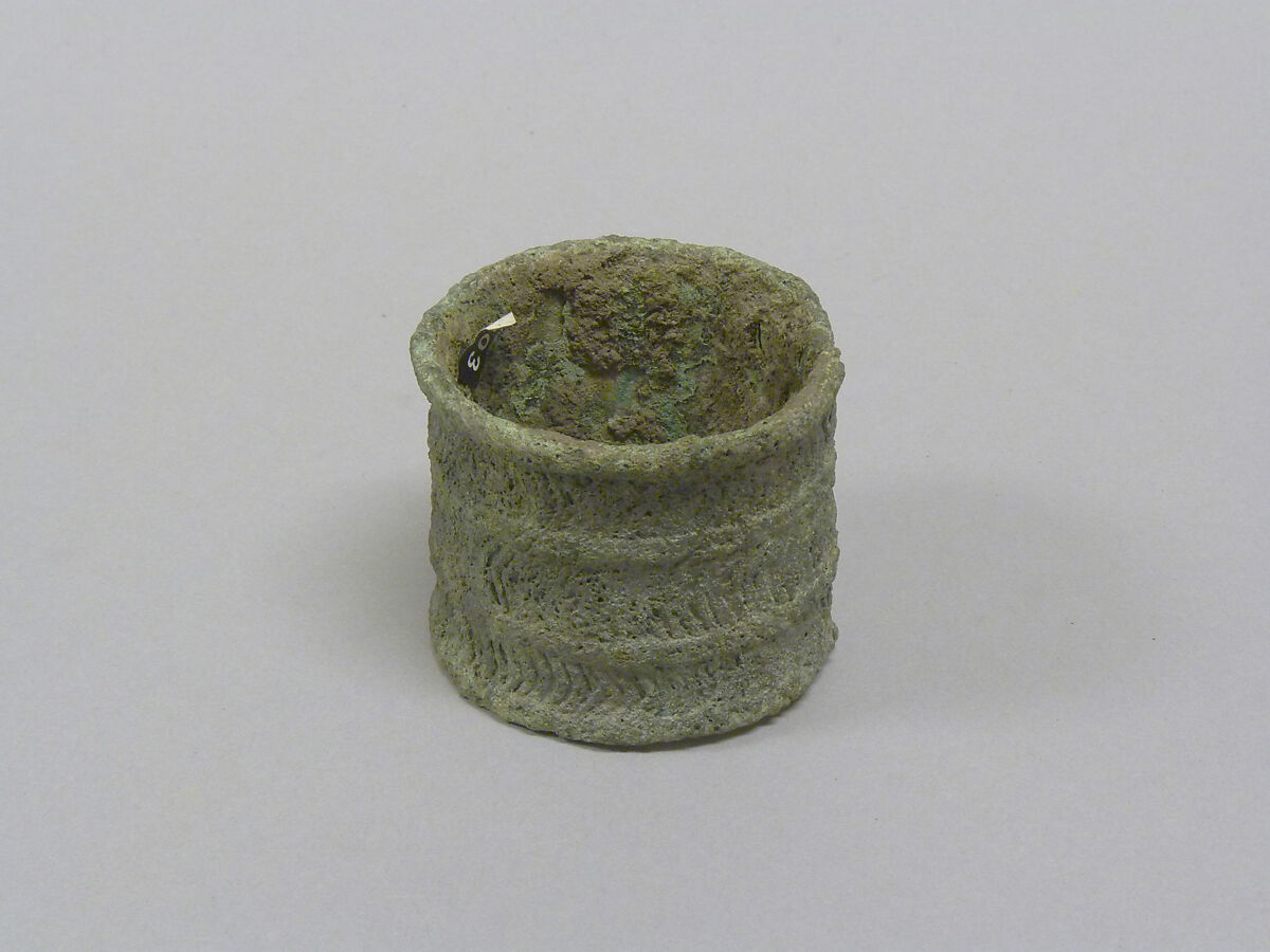 Bracelet with Wavy Pattern, Bronze, Thailand