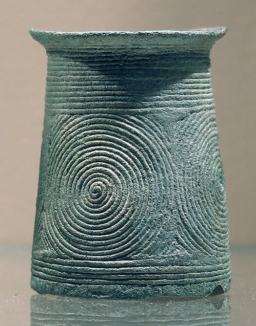 Small Cuff with Concentric Circles, Bronze, Thailand (Ban Chiang) 