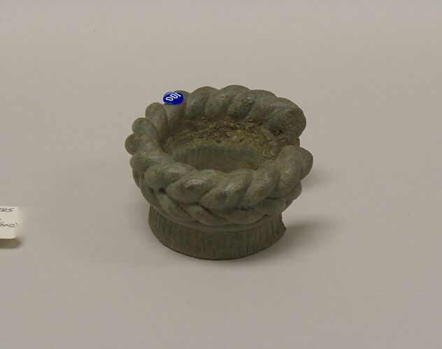 One from a Pair of Bracelets with Heavy Rope Braid