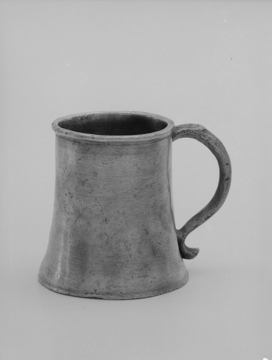 Mug, Attributed to Samuel Danforth (1774–1816), Pewter, American 