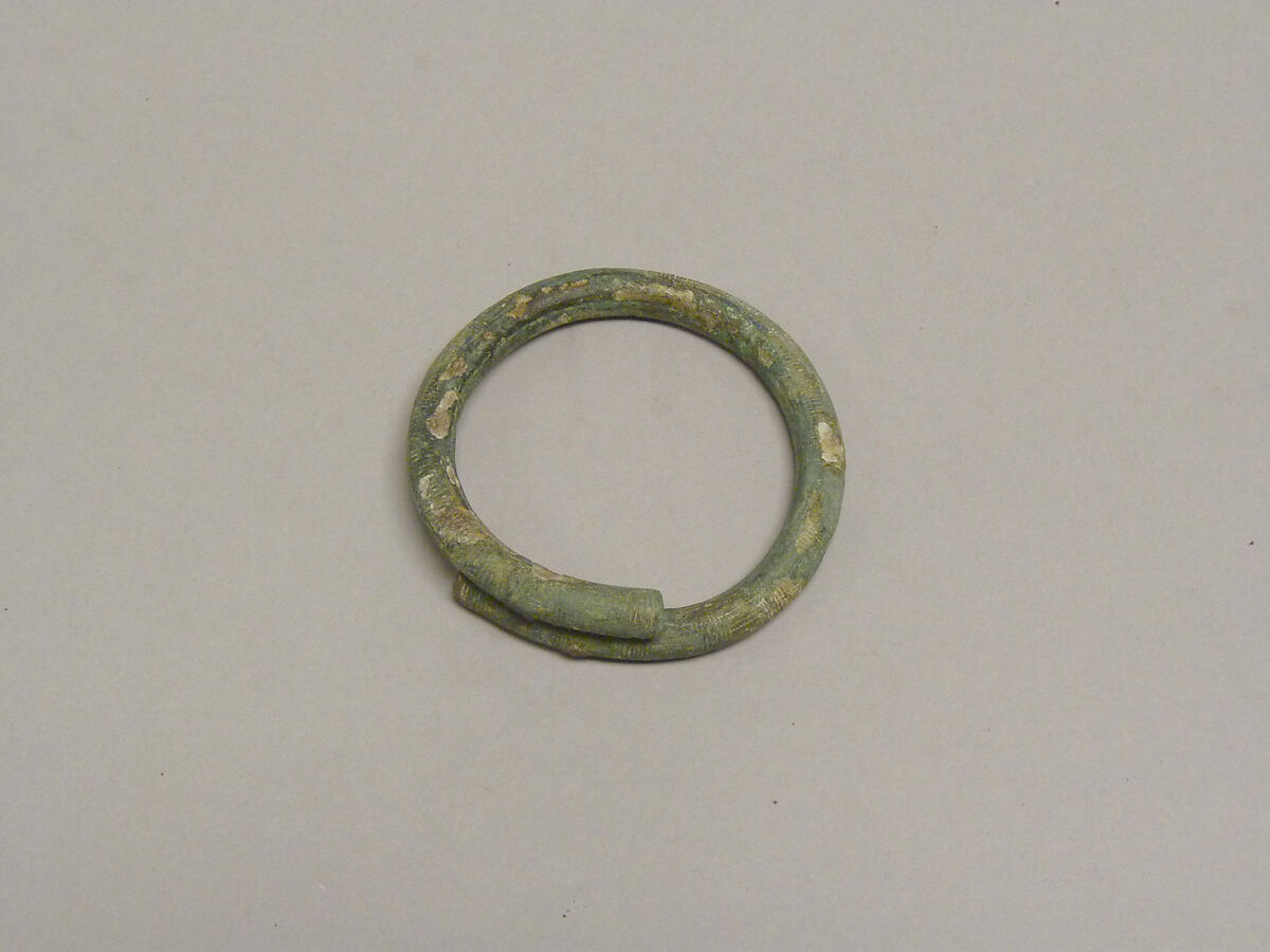 Solid Open Bangle with Subtle Basketweave | Thailand | Middle period ...