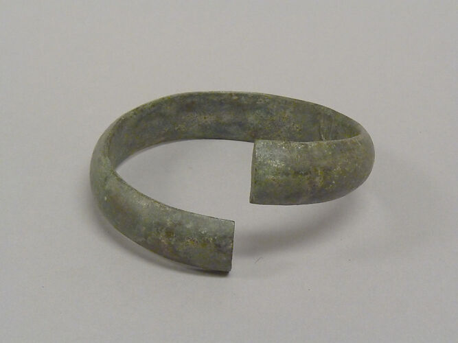One from a Pair of Undecorated Torqued Anklets