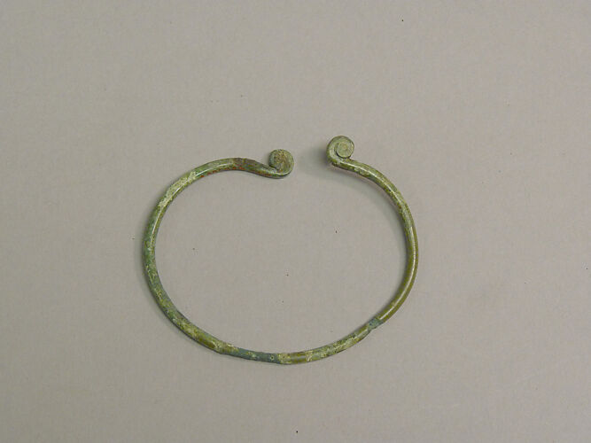 One from a Pair of Wire Bangles with Twisted End