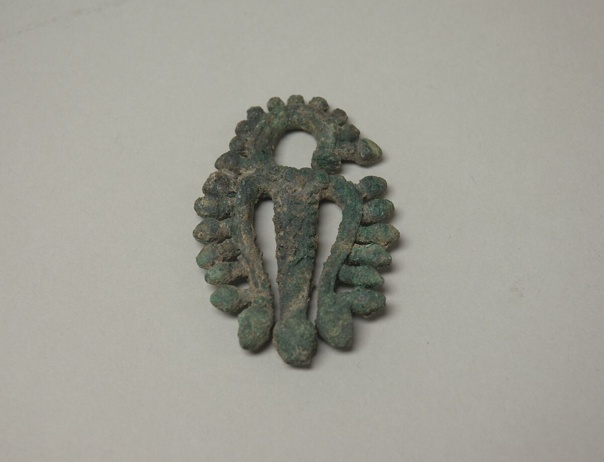 One of a Pair of Ear Pendants, Bronze, Vietnam (North) or Indonesia (Sumatra) 