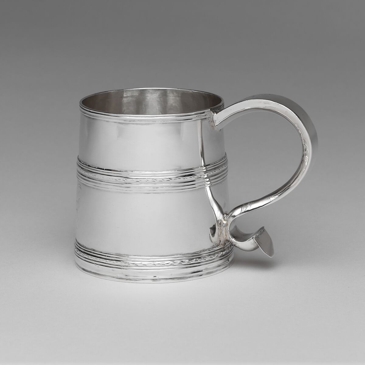 Mug, Koenraet Ten Eyck (1678–1753), Silver, American 