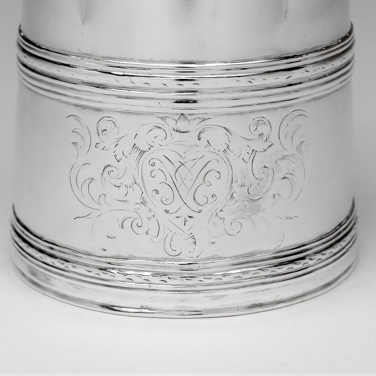 Mug, Koenraet Ten Eyck (1678–1753), Silver, American