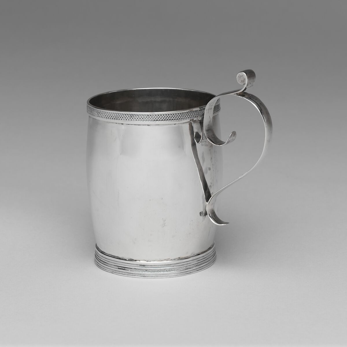 Mug, Abraham Fellows (1786–1851), Silver, American 