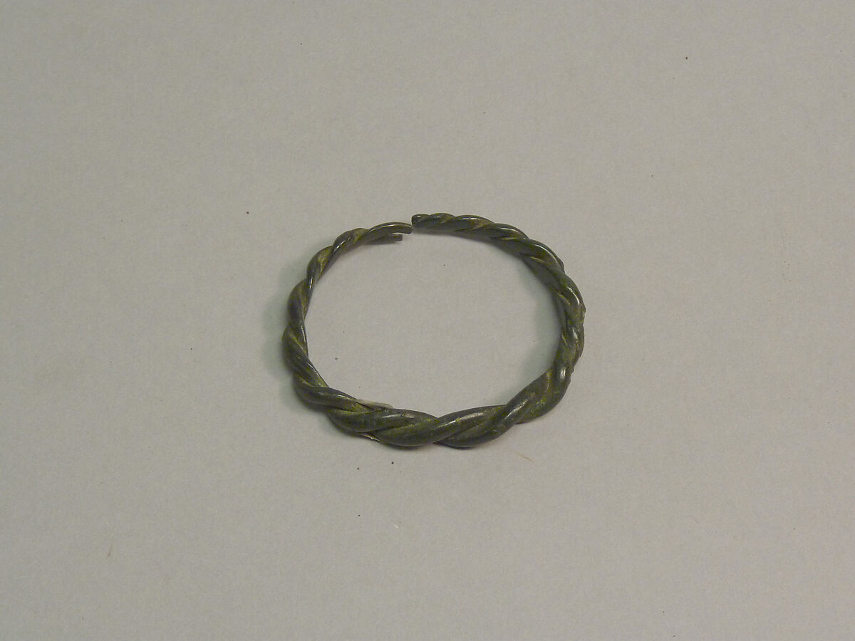Twisted Bangle, Bronze, Thailand