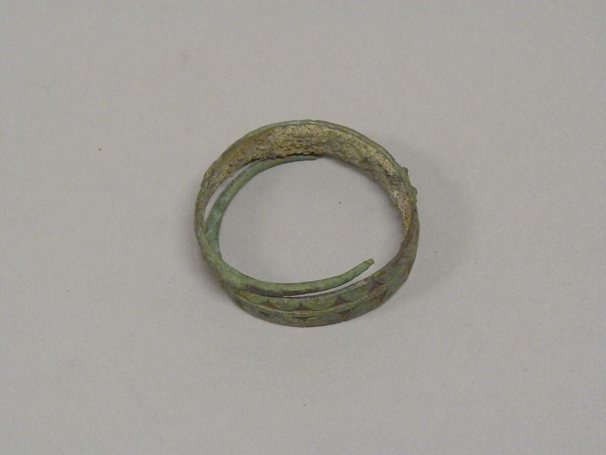 Overlapping Bangle, Bronze, Thailand