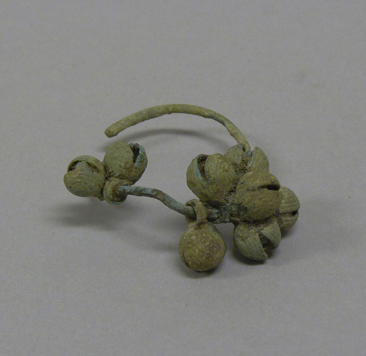 Thin Bangle with Attached Balls, Bronze, Thailand (South)