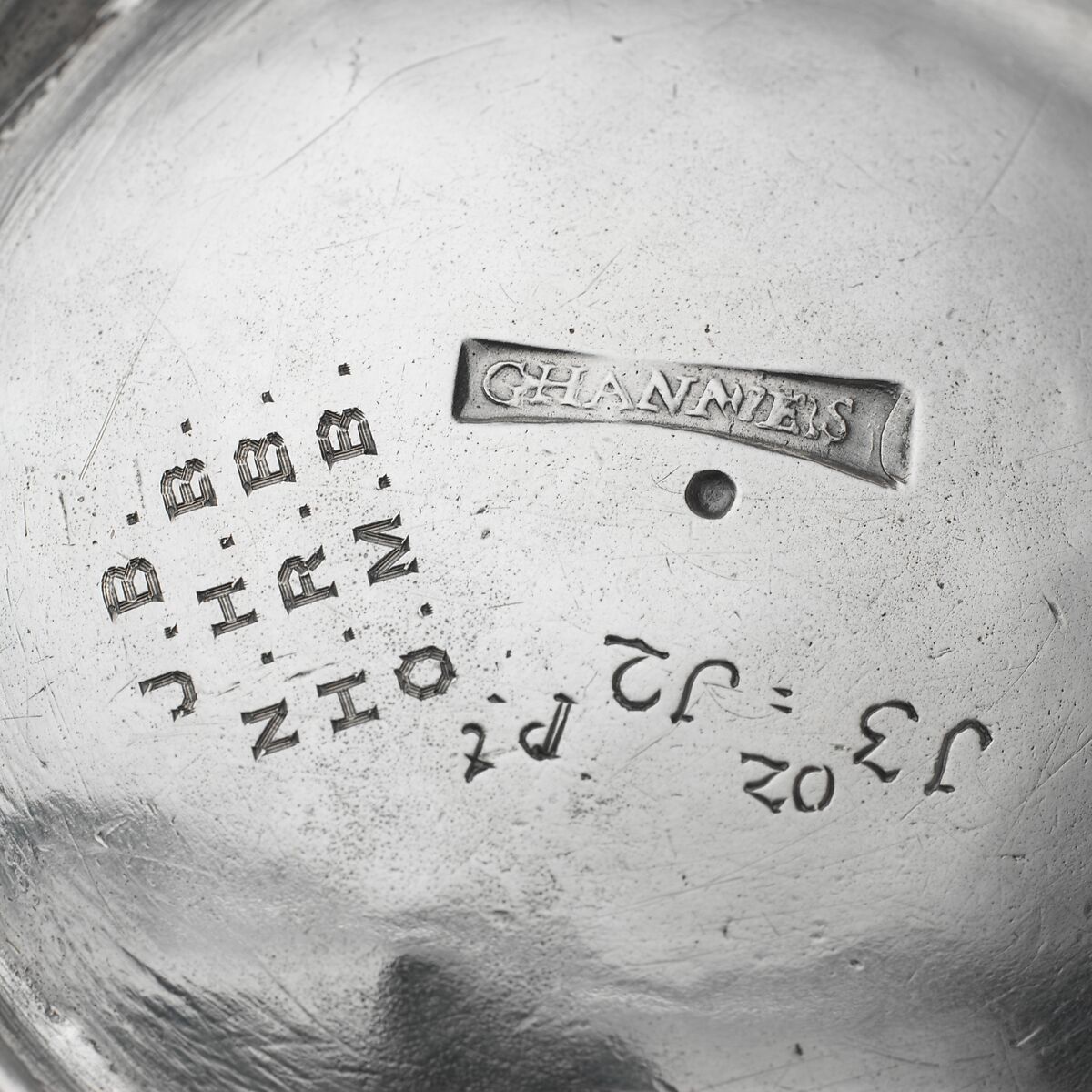 Cann, Possibly by George Hanners Sr. (ca. 1696–1740), Silver, American