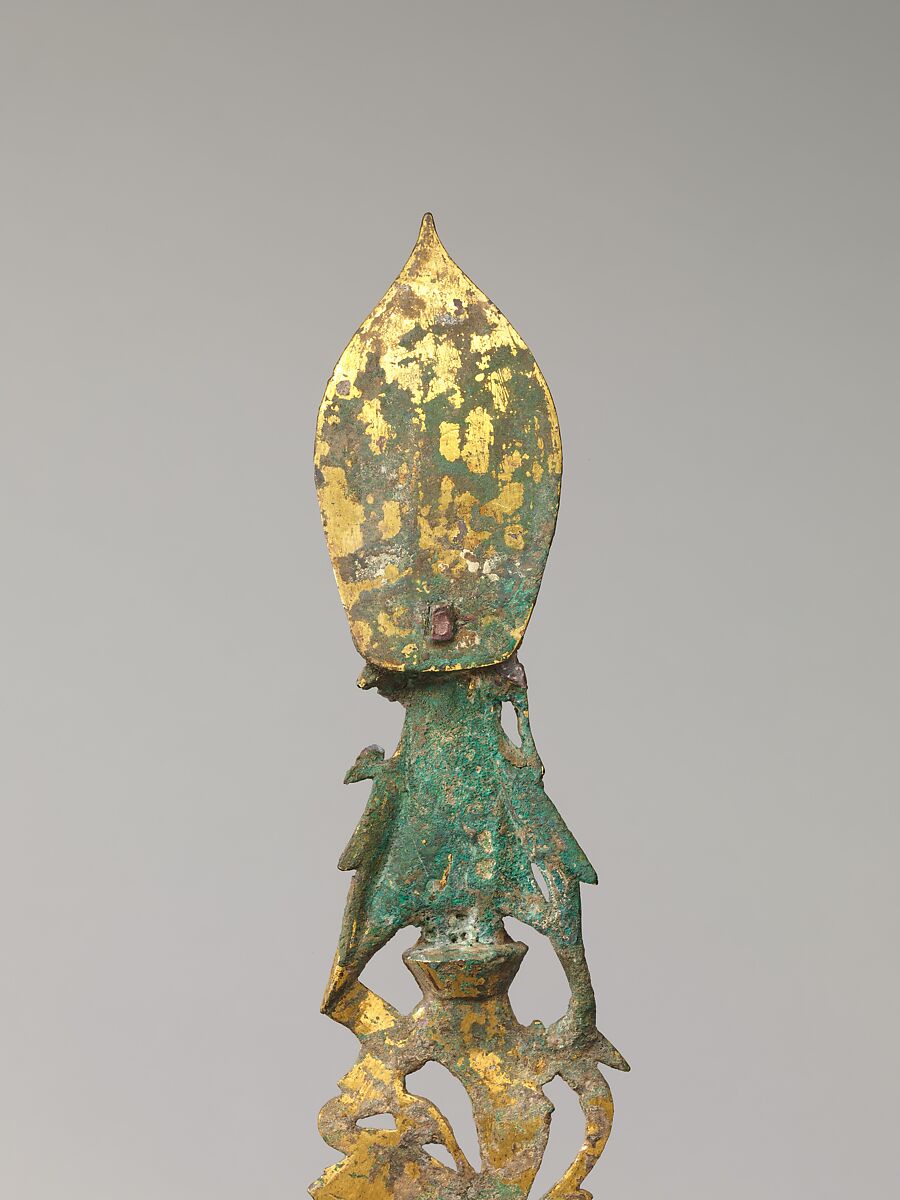 Buddha Maitreya (Mile) altarpiece, Gilt bronze, China