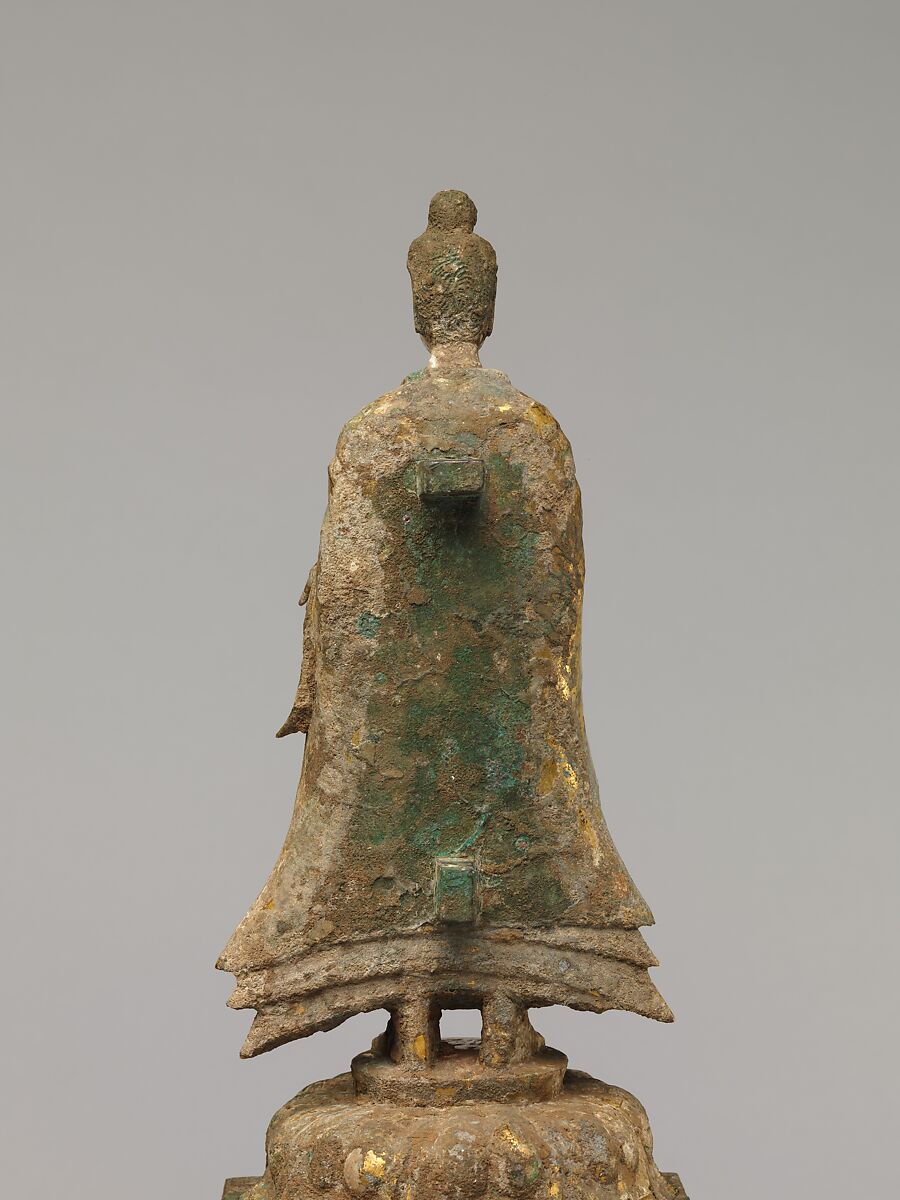 Buddha Maitreya (Mile) altarpiece, Gilt bronze, China