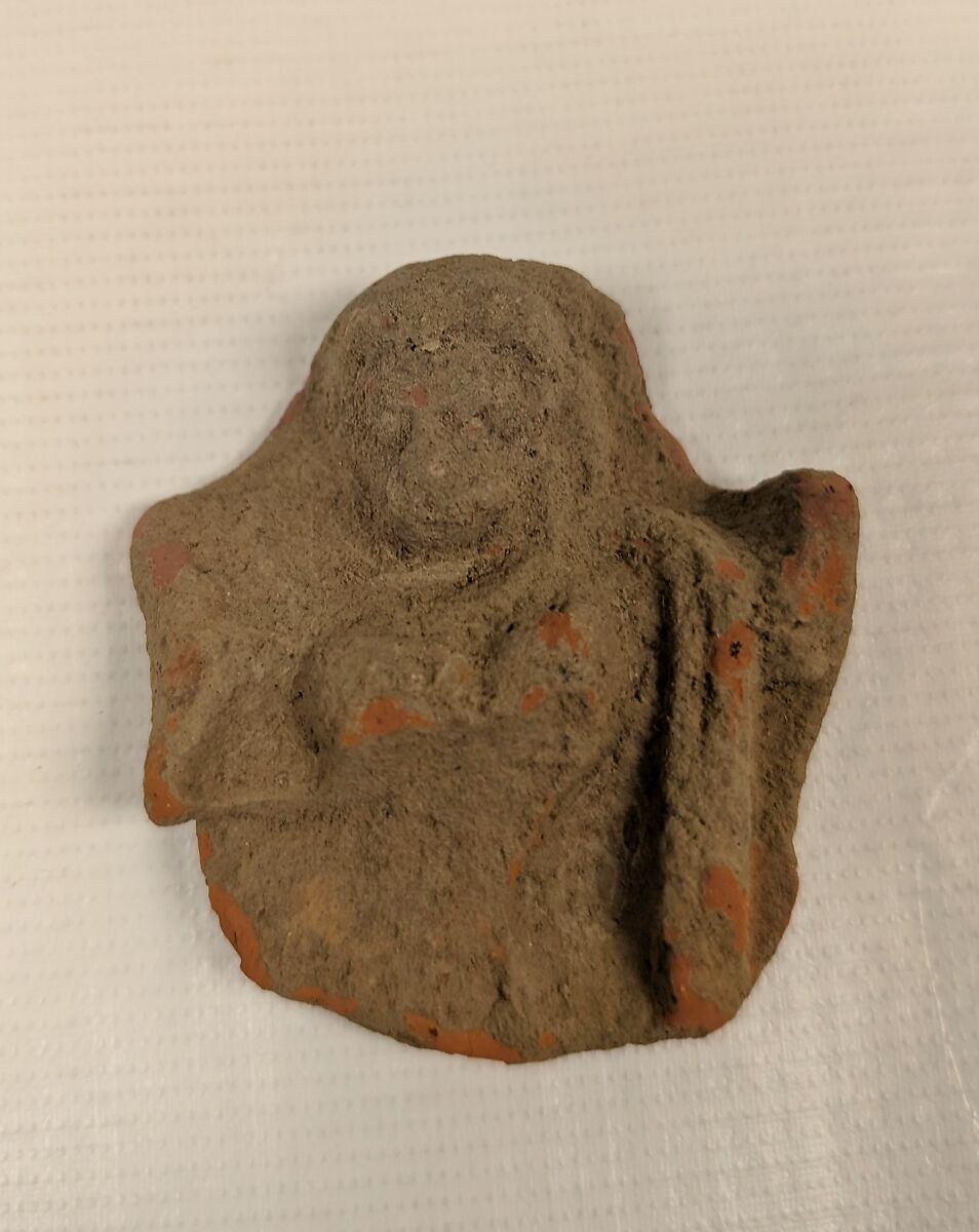 Plaque in the Form of a Female Figure (Study Collection), Terracotta, Pakistan 