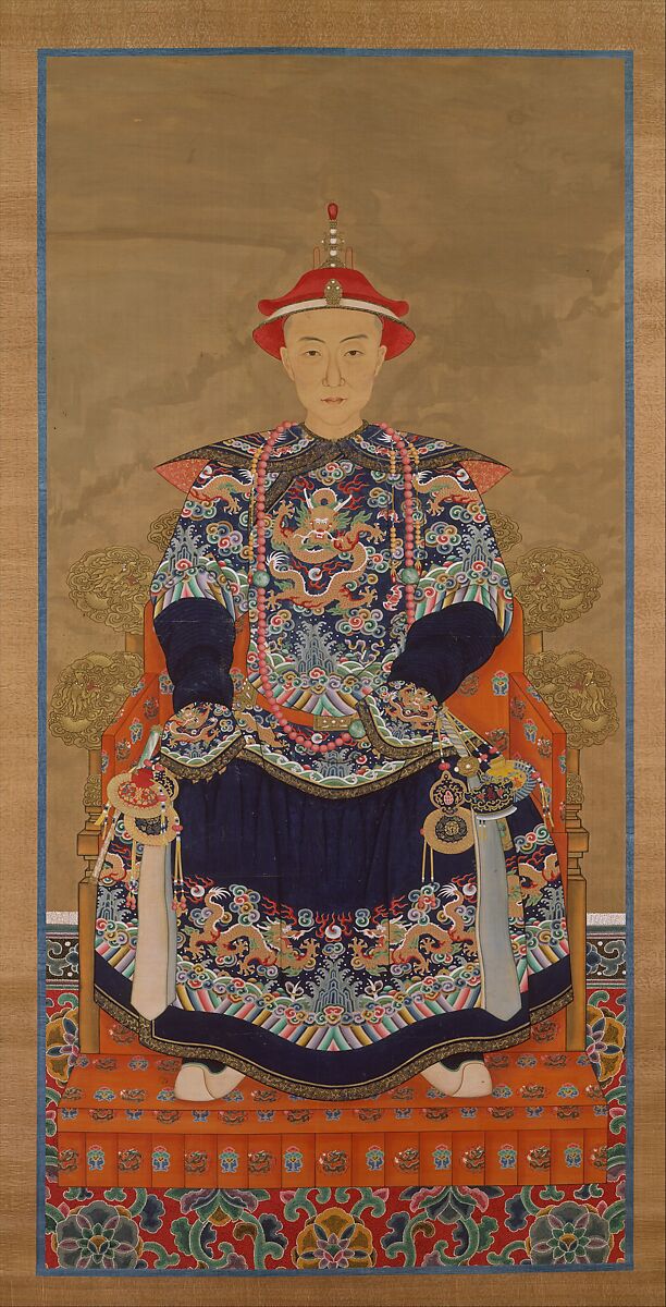 Portrait of Qianlong Emperor As a Young Man, Unidentified artist Chinese, 19th century, Hanging scroll; ink and color on silk, China