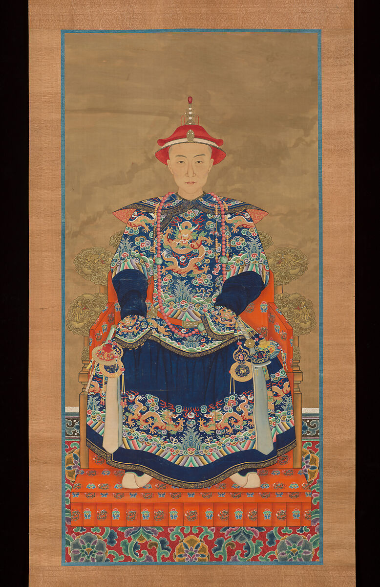 Portrait of Qianlong Emperor As a Young Man, Unidentified artist Chinese, 19th century, Hanging scroll; ink and color on silk, China