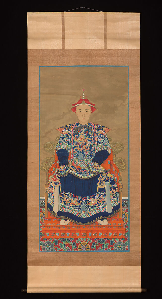 Portrait of Qianlong Emperor As a Young Man, Unidentified artist Chinese, 19th century, Hanging scroll; ink and color on silk, China