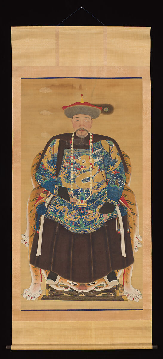 Portrait of Su Wansan (?), Unidentified artist Chinese, 19th century, Hanging scroll; ink and color on silk, China