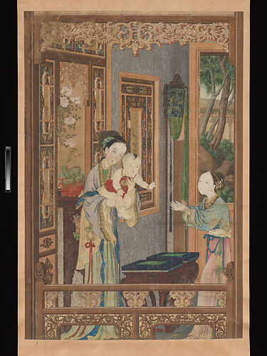 Interior with Woman, Child and Nurse