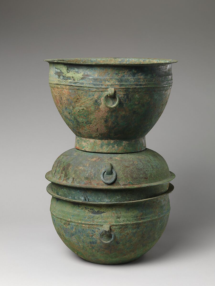 Cooking Vessel (Xian), Bronze, China