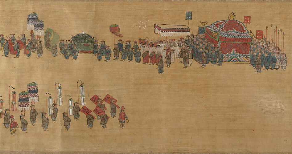 Unidentified artist | Procession | China | Qing dynasty (1644–1911 ...