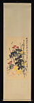 Morning Glories and Gourds, Qi Baishi (Chinese, 1864–1957), Hanging scroll; ink and color on paper, China