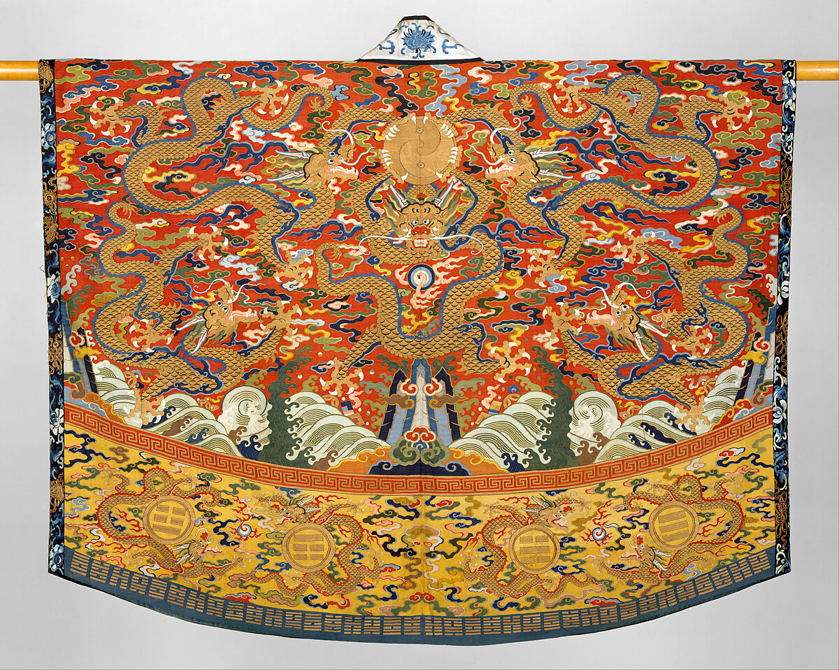Daoist Robe, Silk and metallic thread tapestry weave (kesi), China