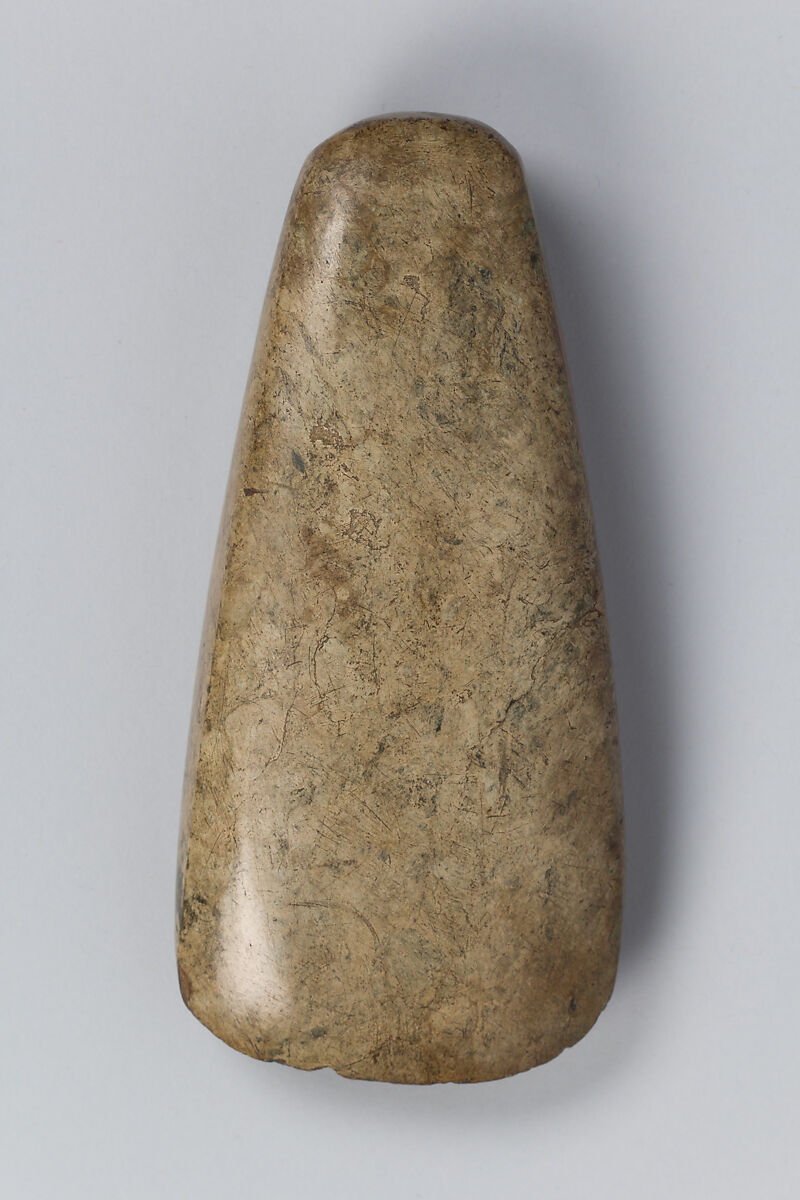 Polished Stone Axe (Masei sekifu), Serpentine, Japan