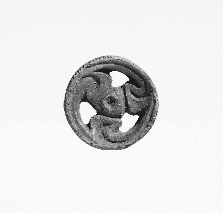 Plug-Shaped Ear Ornaments, Earthenware, Japan