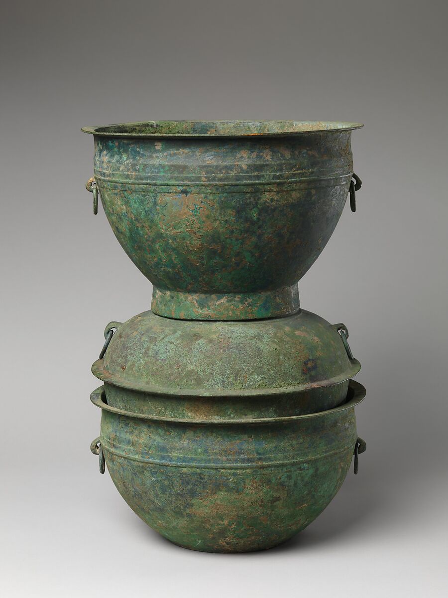 Colander for Food Steamer (Xian), Bronze, China