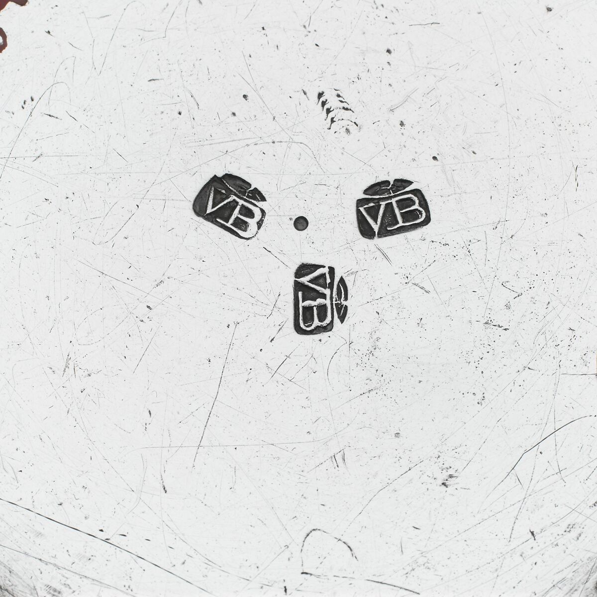 Mug, Marked by V. B., Silver, American