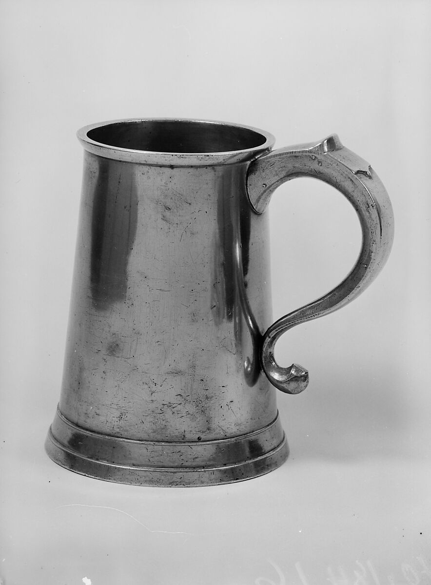 Mug, Henry Will (1734–ca. 1802), Pewter, American 