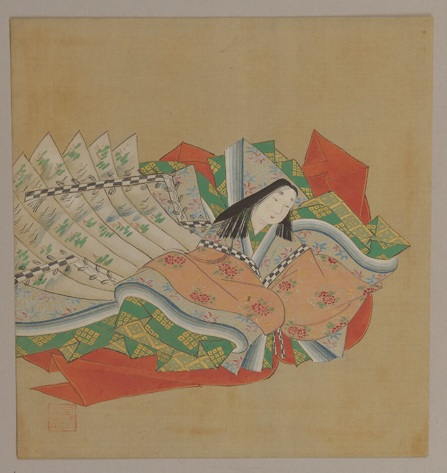 Painting, Twelve small paintings; on silk?, Japan