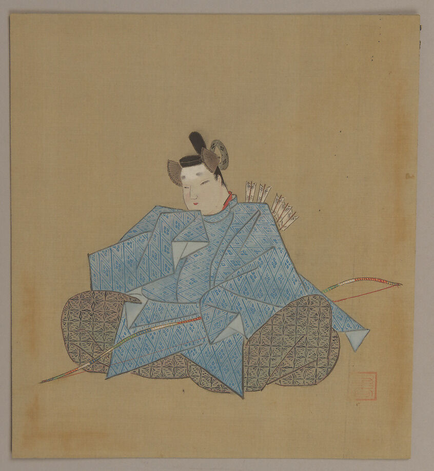 Painting, Twelve small paintings; on silk?, Japan