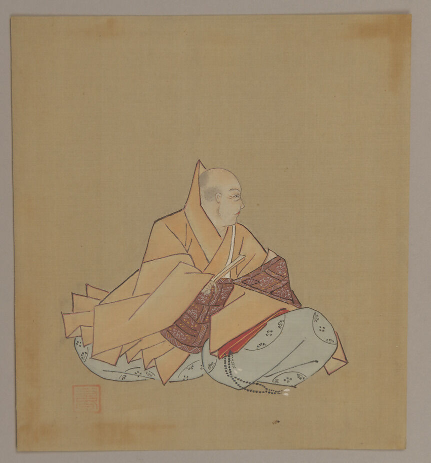 Painting, Twelve small paintings; on silk?, Japan
