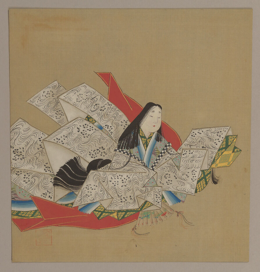 Painting, Twelve small paintings; on silk?, Japan