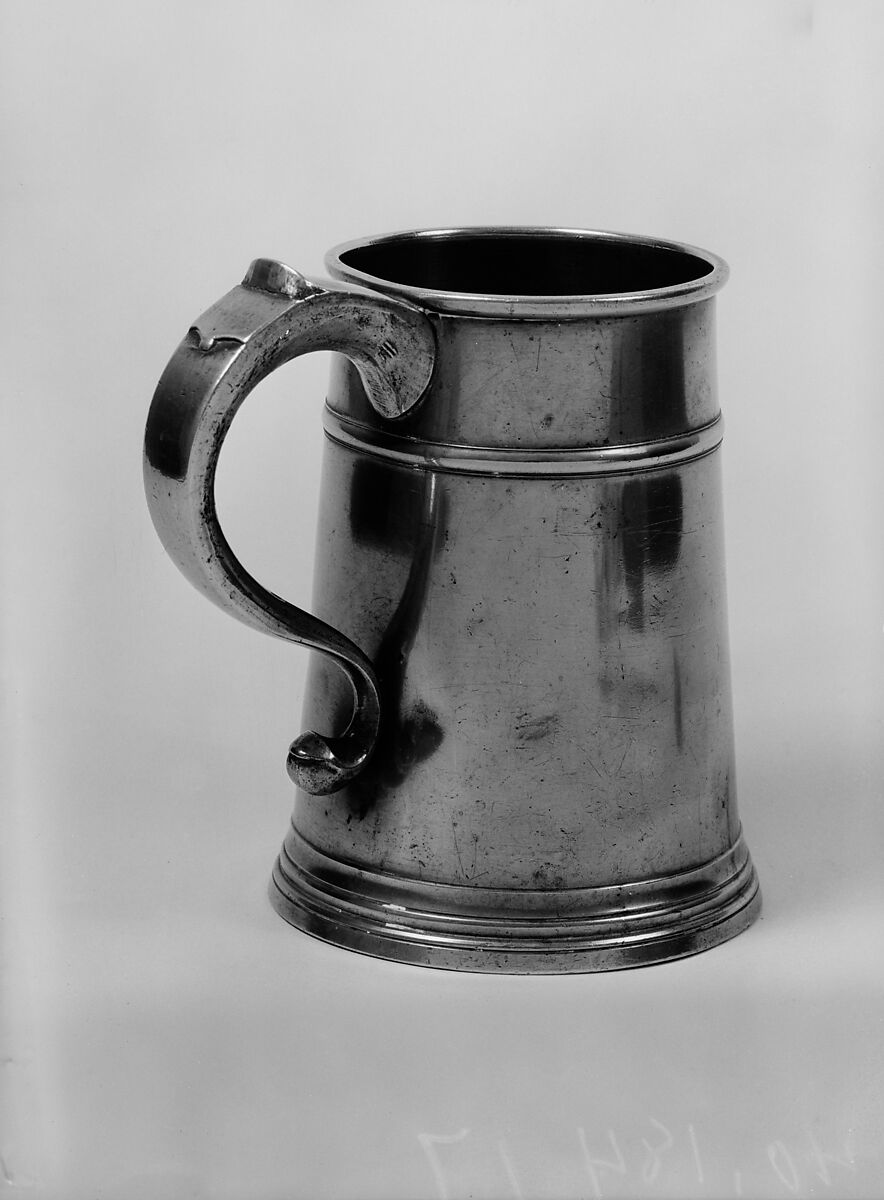 Mug, Henry Will (1734–ca. 1802), Pewter, American 