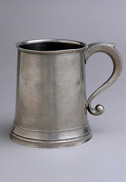 Mug, William Will (1742–1798), Pewter, American 