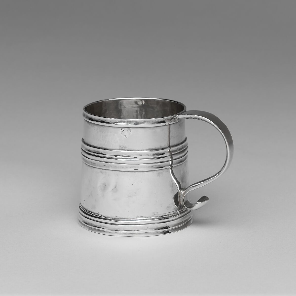 Mug, Benjamin Wynkoop (baptized 1675–1751), Silver, American 