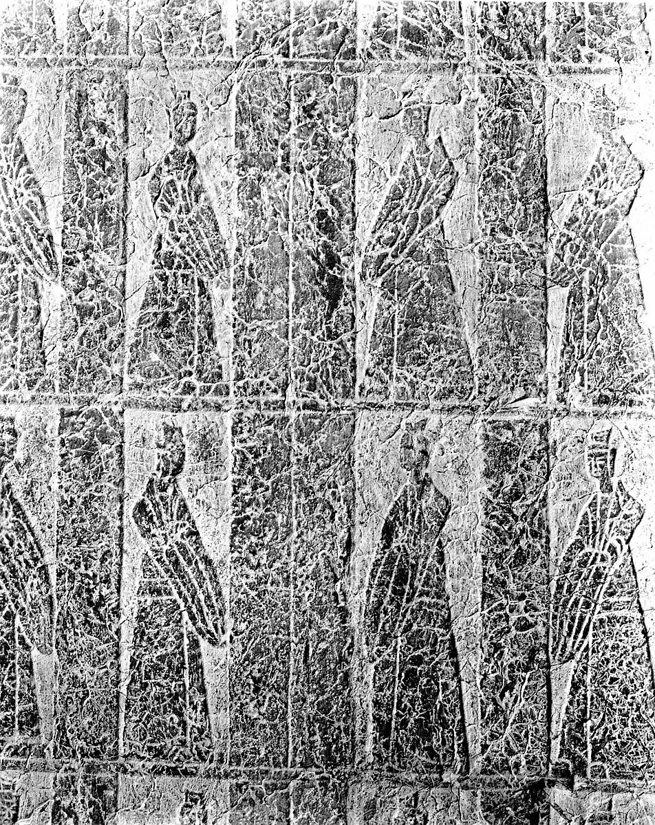 Maitreya with attendant bodhisattvas, Limestone, China