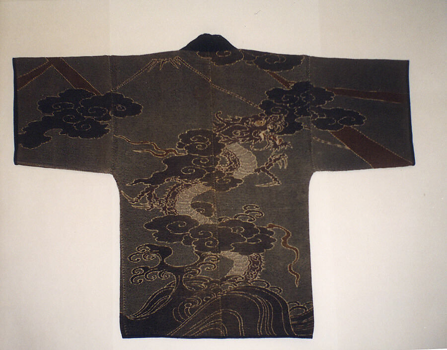 Jacket with Dragon and Mount Fuji, Cotton, Japan 