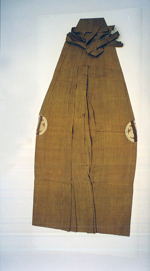 Jacket (suo) and trousers (nagabakama), Resist-dyed hemp and ramie, Japan