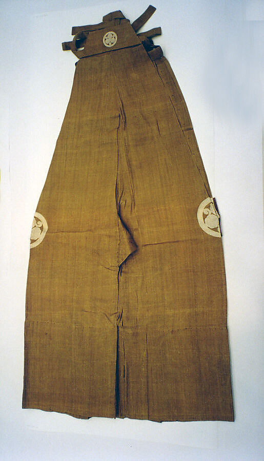 Jacket (suo) and trousers (nagabakama), Resist-dyed hemp and ramie, Japan
