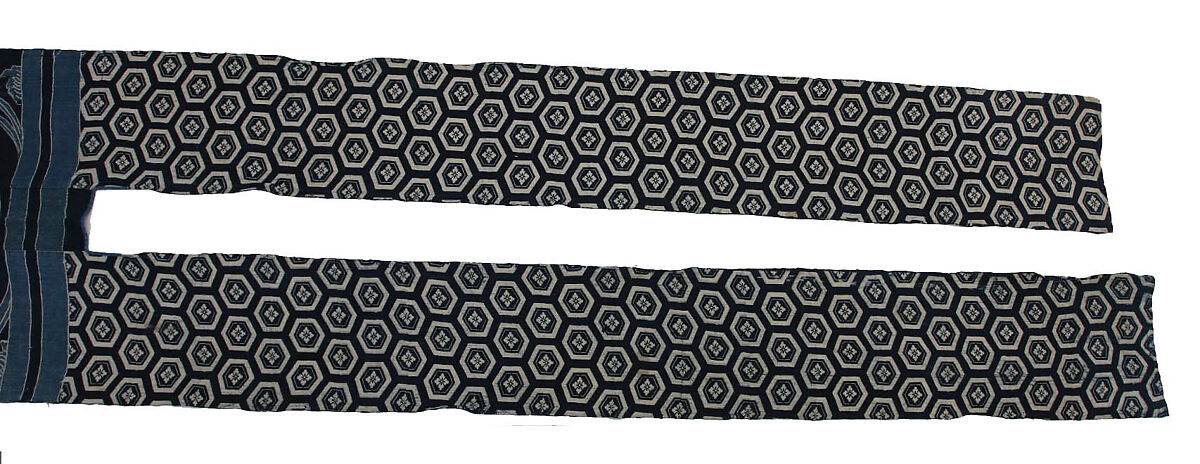 Horse trapping, Dye-patterned hemp, cotton, Japan