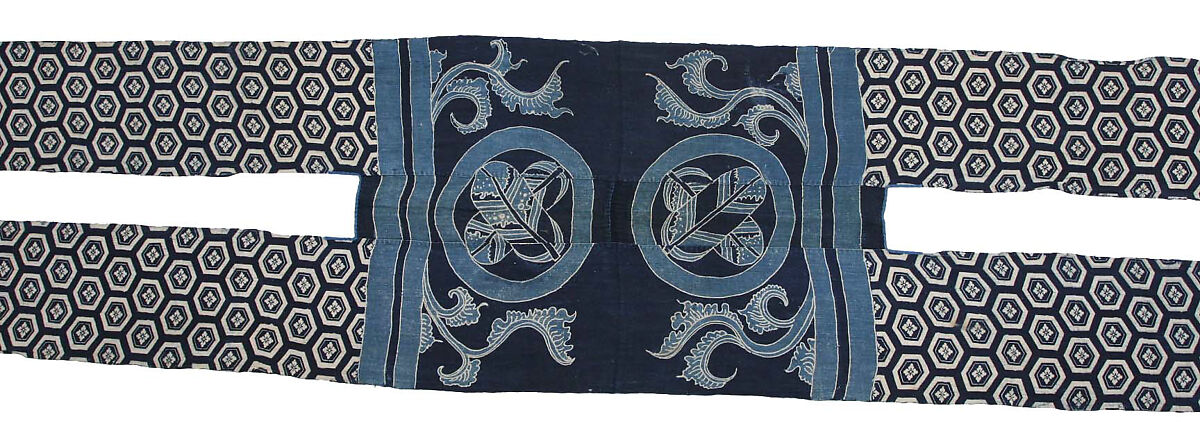 Horse trapping, Dye-patterned hemp, cotton, Japan