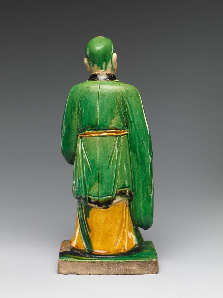 Par nirvana (death and transcendence of the Buddha) and attendant arhats, Qiao Bin (Chinese, active 1481–1507), Earthenware with polychrome glaze, China