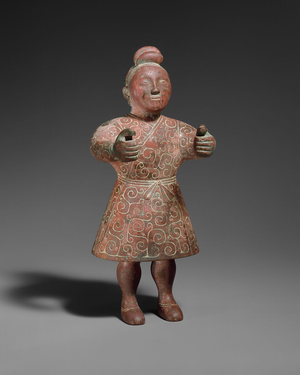 Figure of a charioteer, Bronze, China 